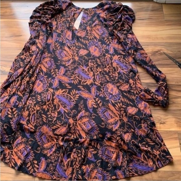 Free people hello lover floral tunic Xs - Picture 4 of 7